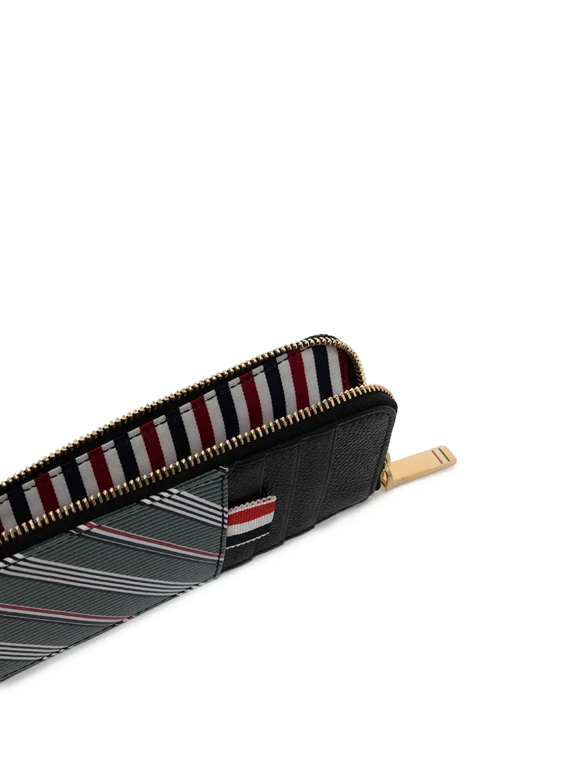 Thom Browne ストライプジップウォレット - 画像3