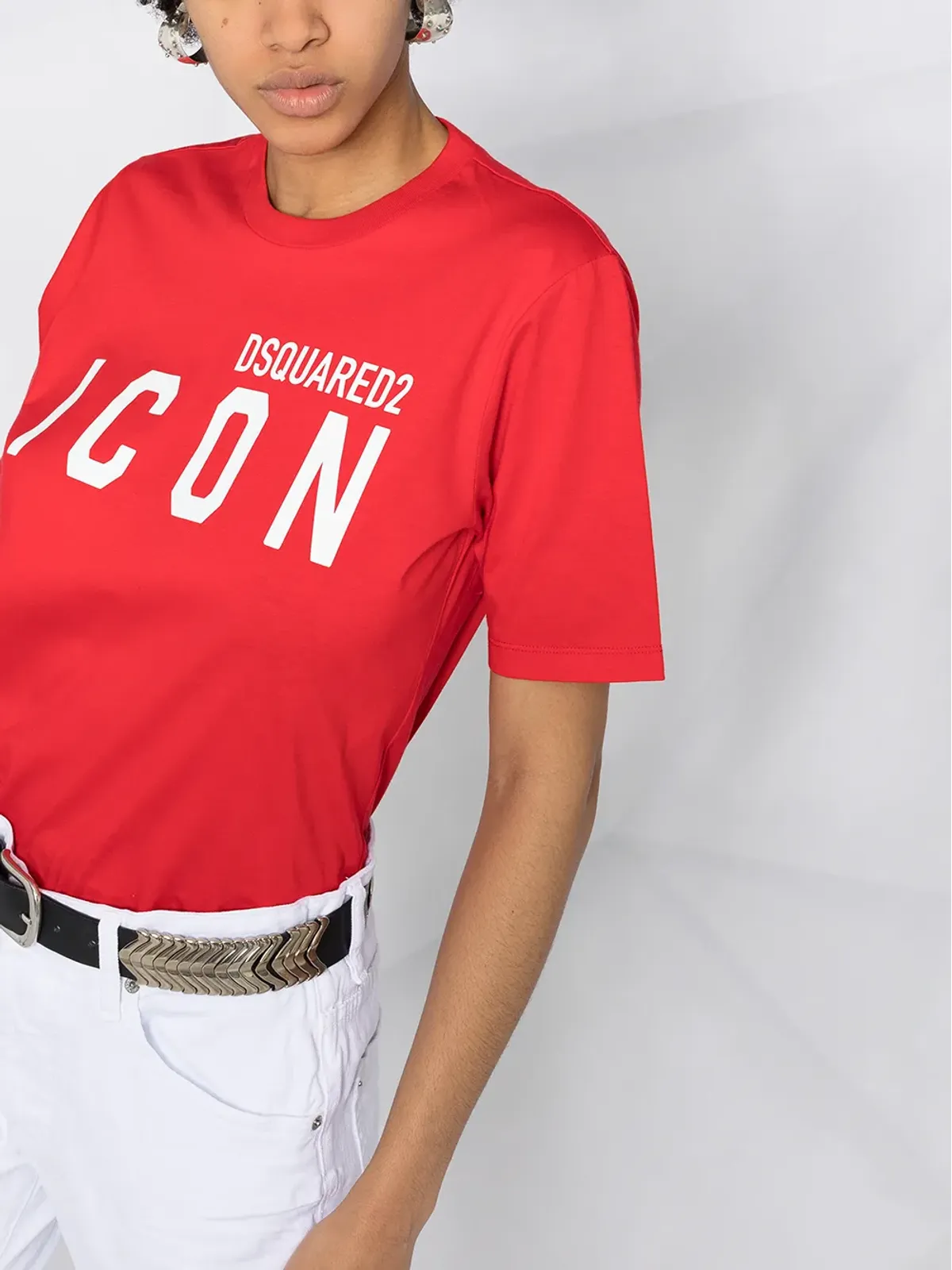 DSQUARED2 アイコンプリント クルーネック Tシャツ - 画像5