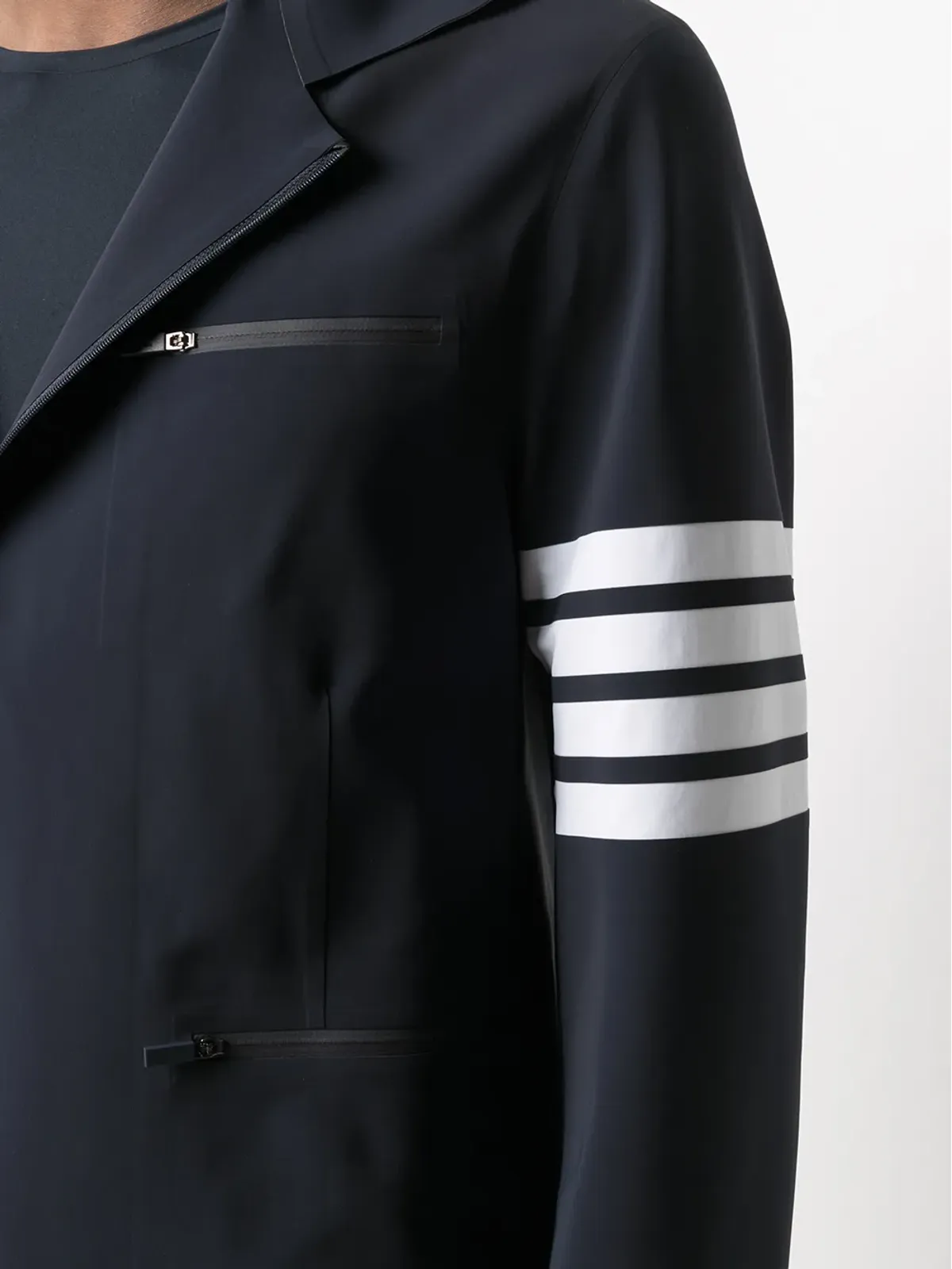 Thom Browne 半ジップフード付きパフォーマンスジャケット - 画像5