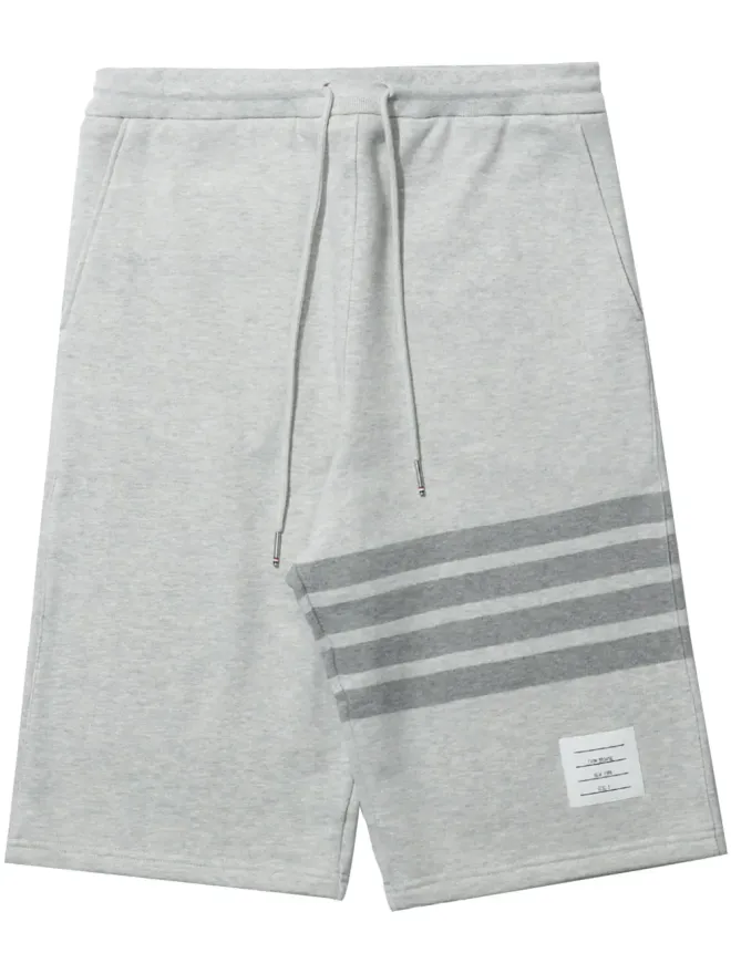 Thom Browne Thom Browne 4バー モチーフ ドローストリング トラックショーツ グレーの商品画像