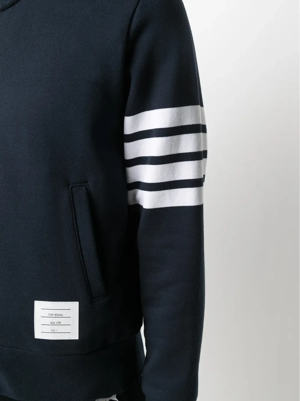 Thom Browne 4-Barストライプジップアップスウェットシャツ - 画像5