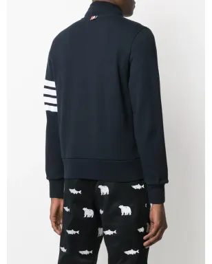 Thom Browne 4-Barストライプジップアップスウェットシャツ - サムネイル4