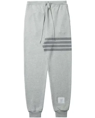 Thom Browne 4-Barストライプ コットン トラックパンツ - グレー - サムネイル1