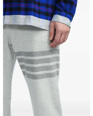 Thom Browne 4-Barストライプ コットン トラックパンツ - グレー - サムネイル5