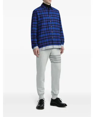 Thom Browne 4-Barストライプ コットン トラックパンツ - グレー - サムネイル2