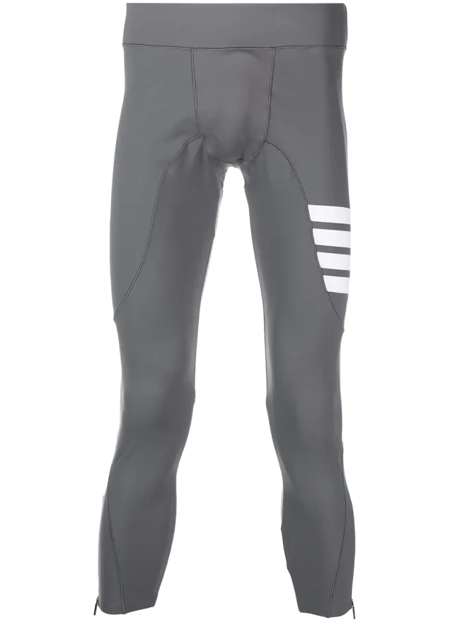 Thom Browne Thom Browne 4-Barストライプ 軽量コンプレッションタイツ（グレー）の商品画像
