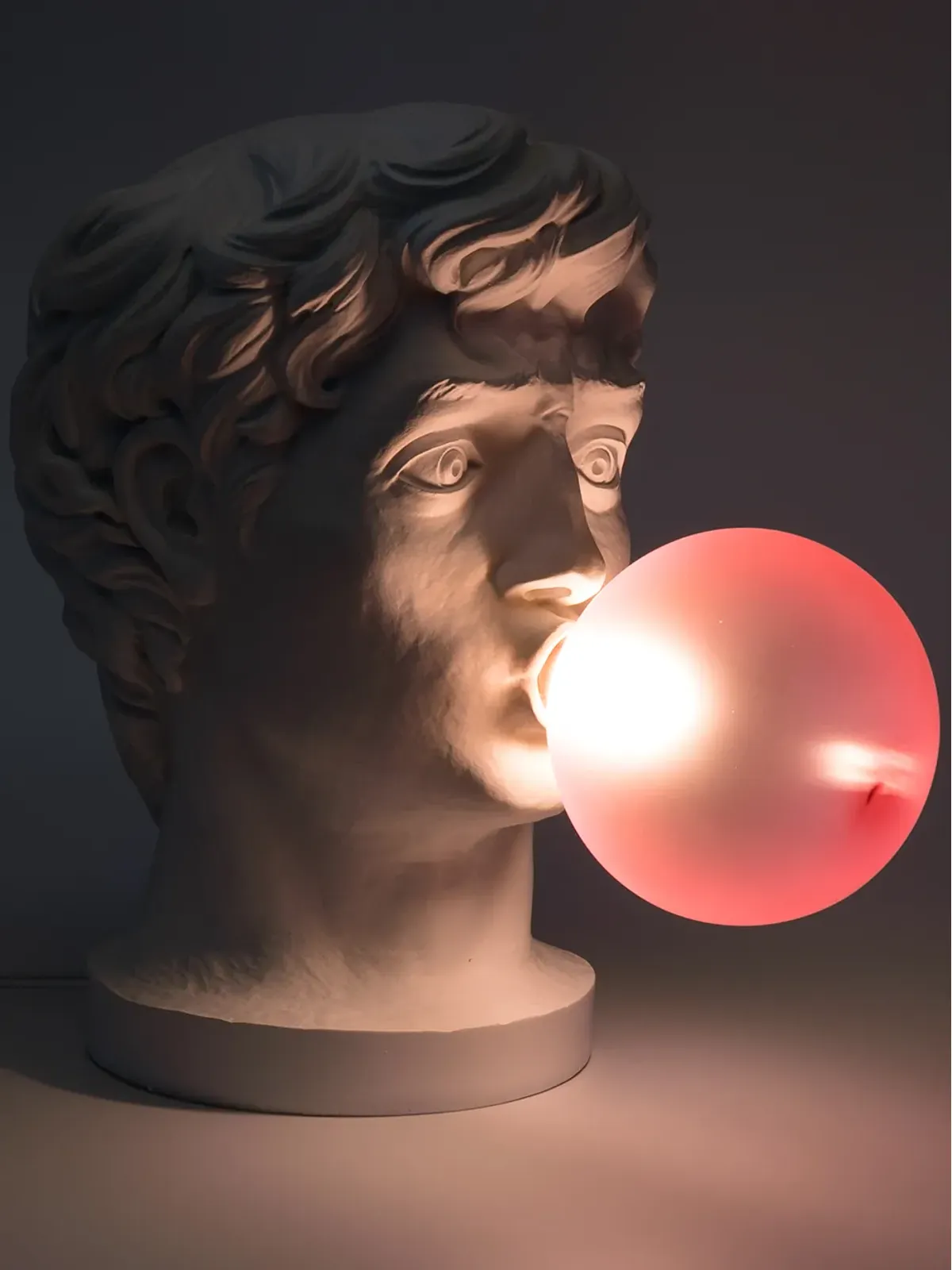 Seletti スタチュー バブルガム ランプ ホワイト - 画像2