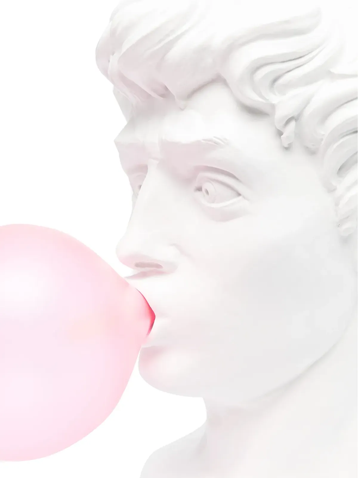 Seletti スタチュー バブルガム ランプ ホワイト - 画像4