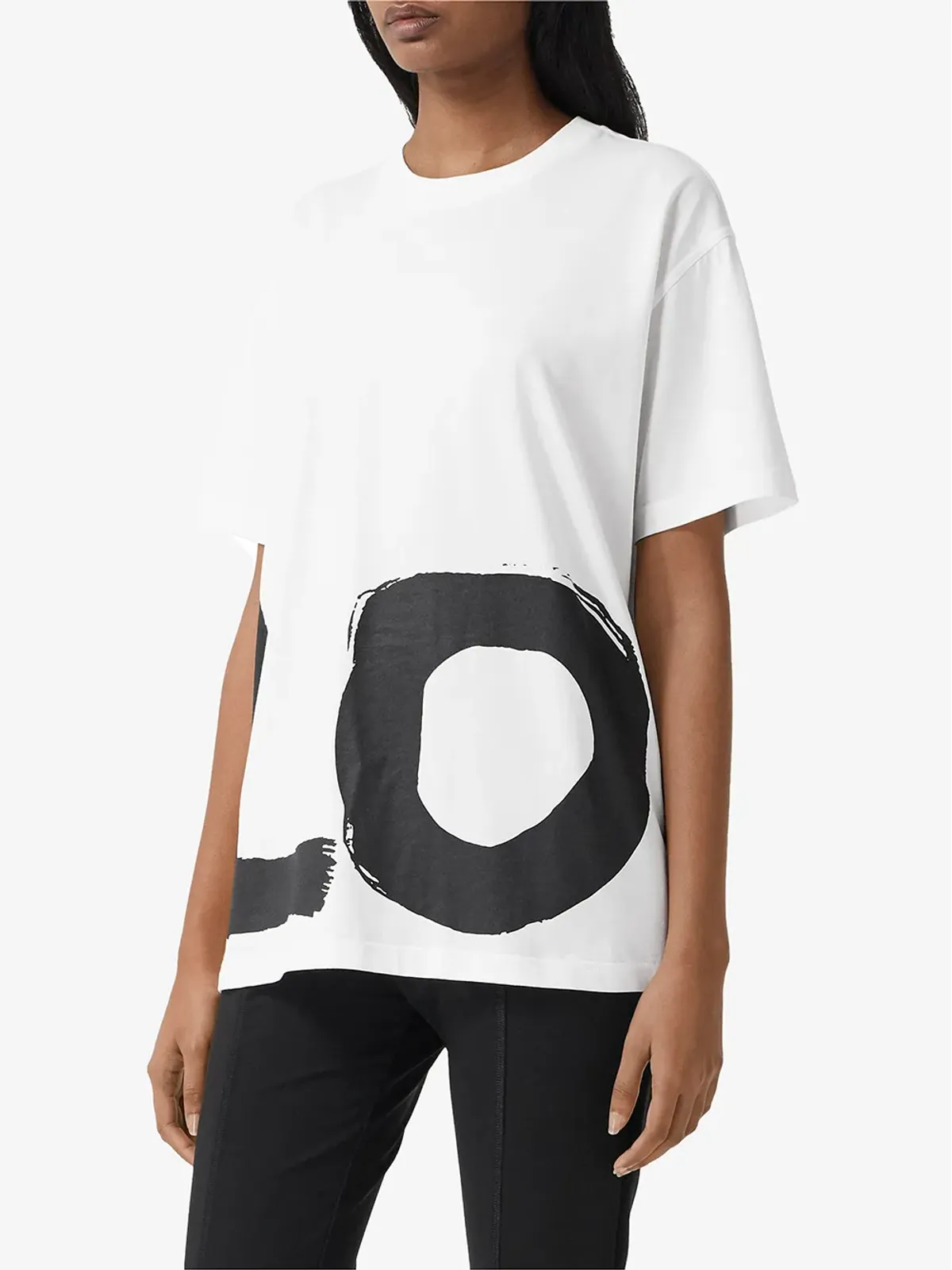 Burberry ラブプリントオーバーサイズTシャツ - 画像3