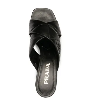 Prada 60mm クロスオーバーストラップサンダル - サムネイル4
