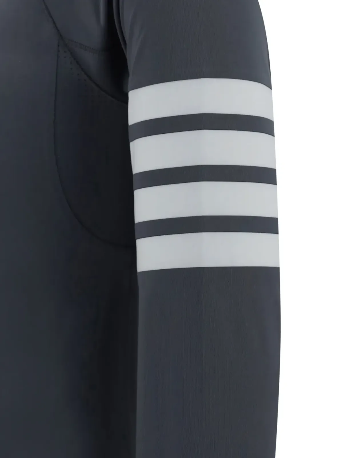 Thom Browne グレー 4-Barストライプ ライトウェイト コンプレストップ - 画像3