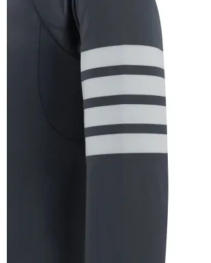 Thom Browne グレー 4-Barストライプ ライトウェイト コンプレストップ - サムネイル3