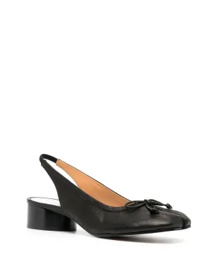 Maison Margiela タビ40mmスリングバックパンプス - ブラック - サムネイル2