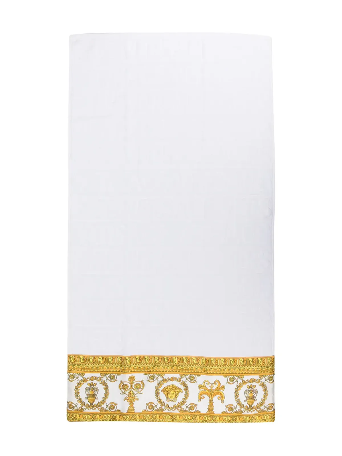 Versace logo-ed towel - White - 画像2