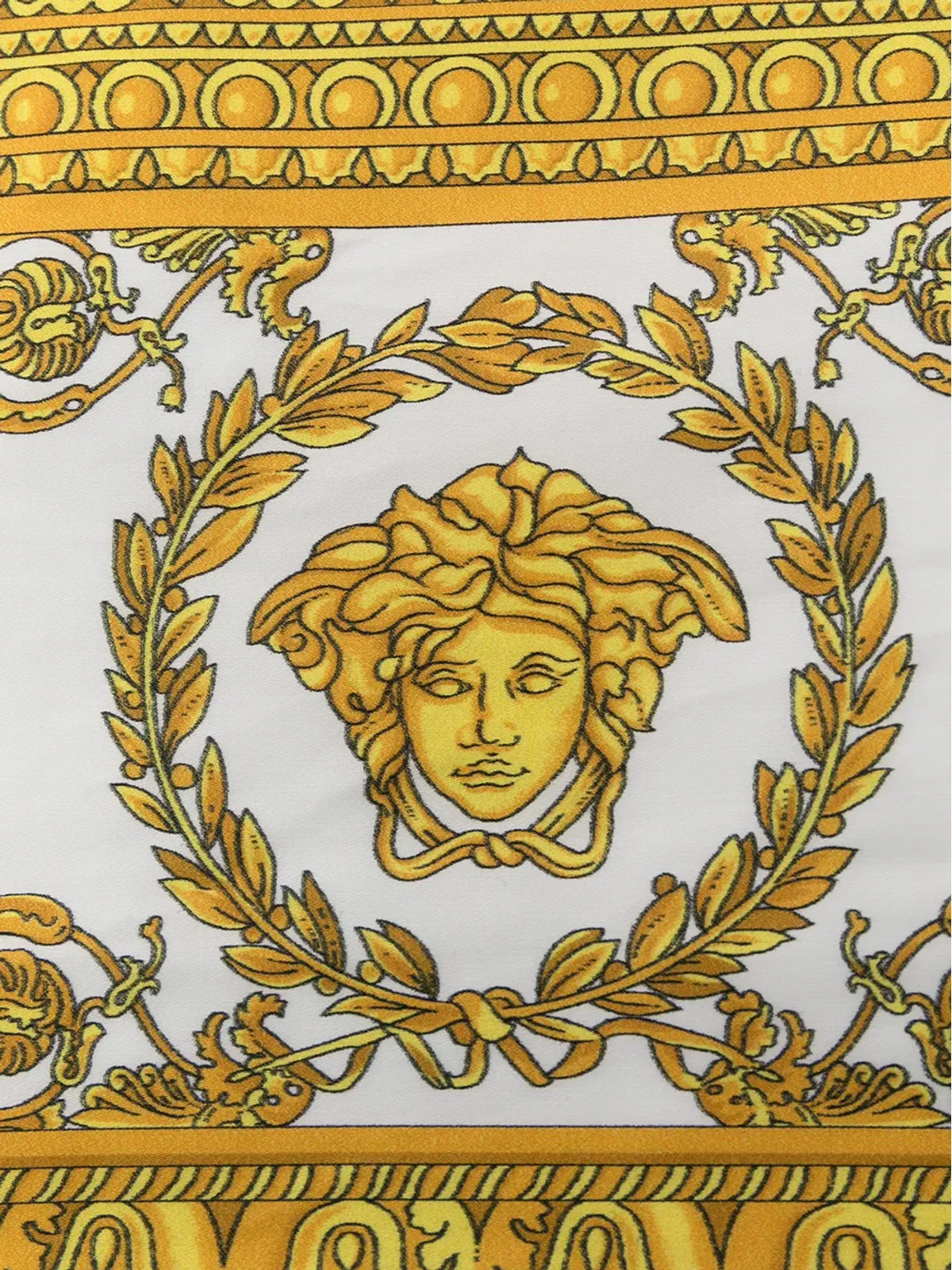 Versace logo-ed towel - White - 画像3