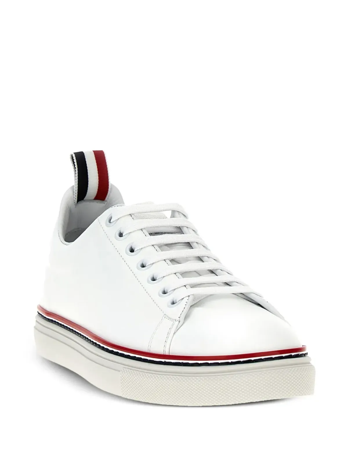 Thom Browne Heritage ロー・トップスニーカー - ホワイト - 画像2