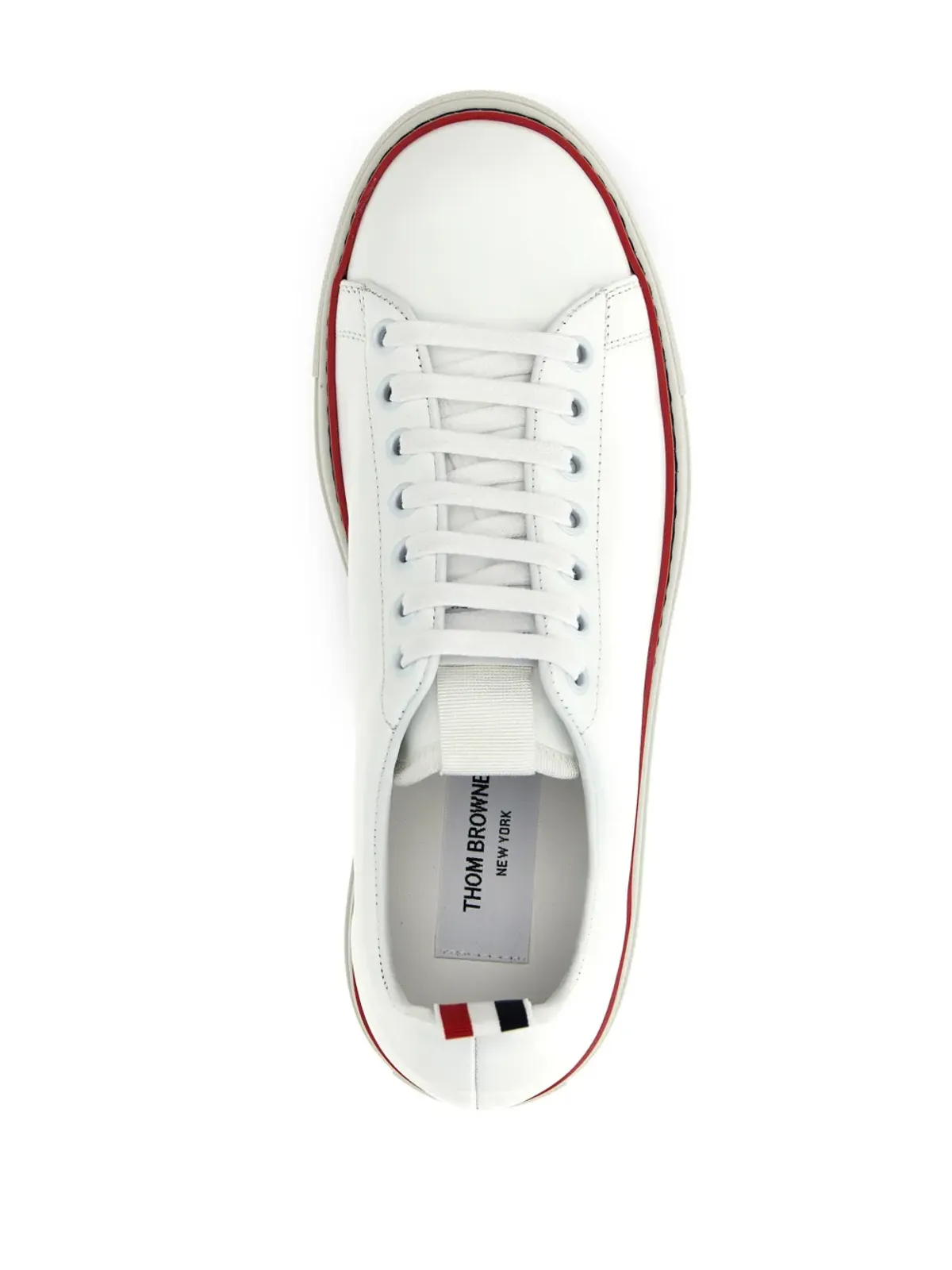 Thom Browne Heritage ロー・トップスニーカー - ホワイト - 画像4