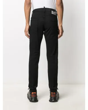 DSQUARED2 ロゴパッチジーンズ - サムネイル4