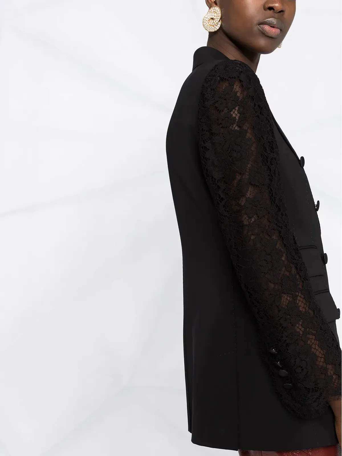 Dolce & Gabbana レーススリーブ ブレザー - 画像3