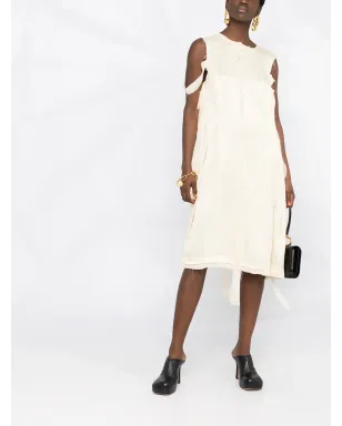 Maison Margiela リップドミディドレス - サムネイル4