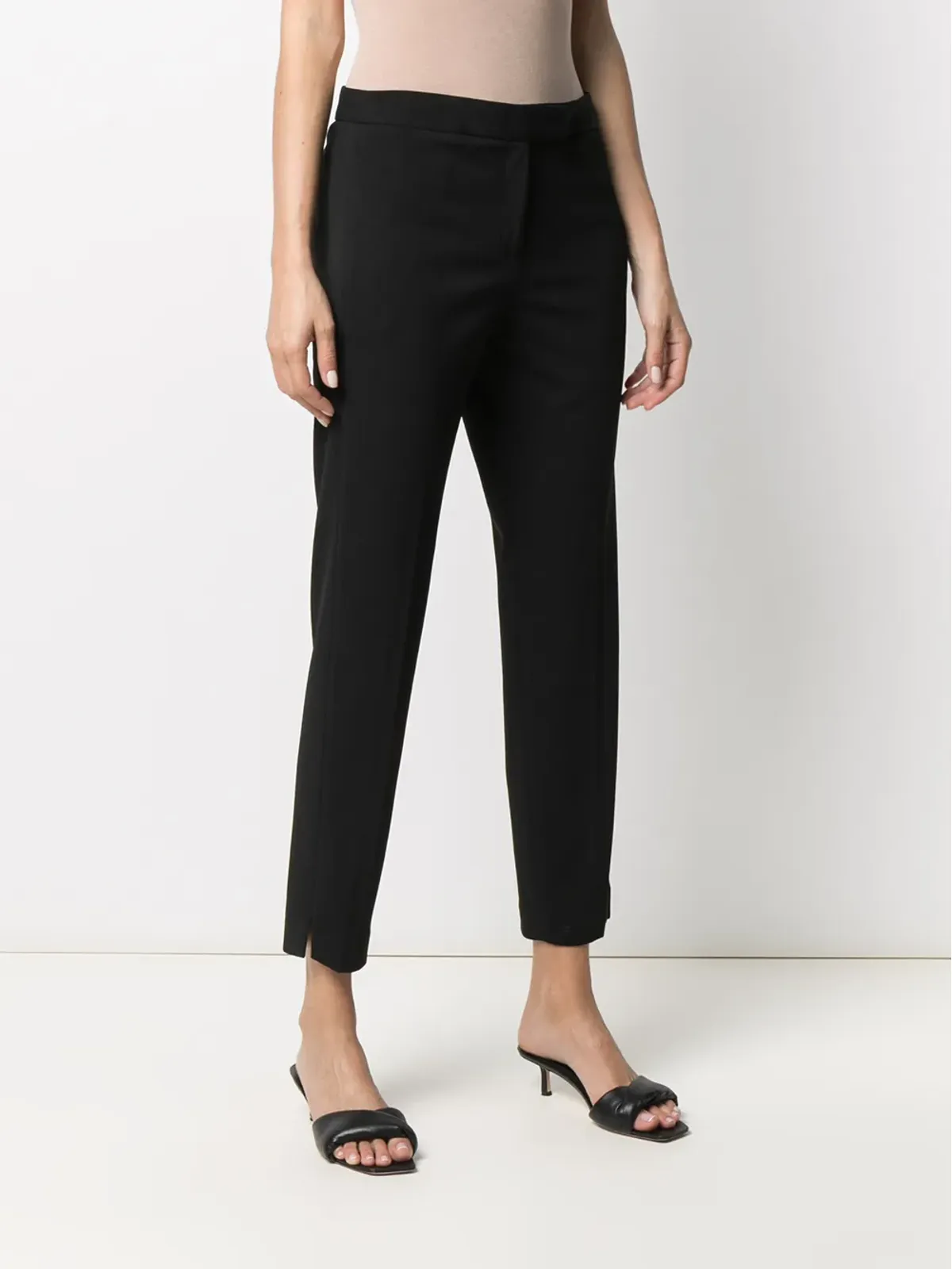 DKNY クロップド・スリムカットパンツ - 画像3