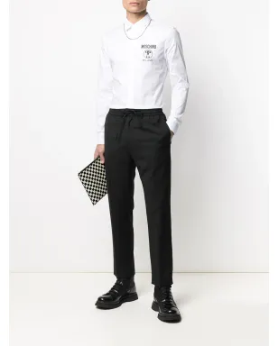 Moschino ダブルクエスチョンマークプリントシャツ - White - サムネイル2