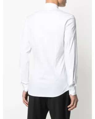 Moschino ダブルクエスチョンマークプリントシャツ - White - サムネイル4