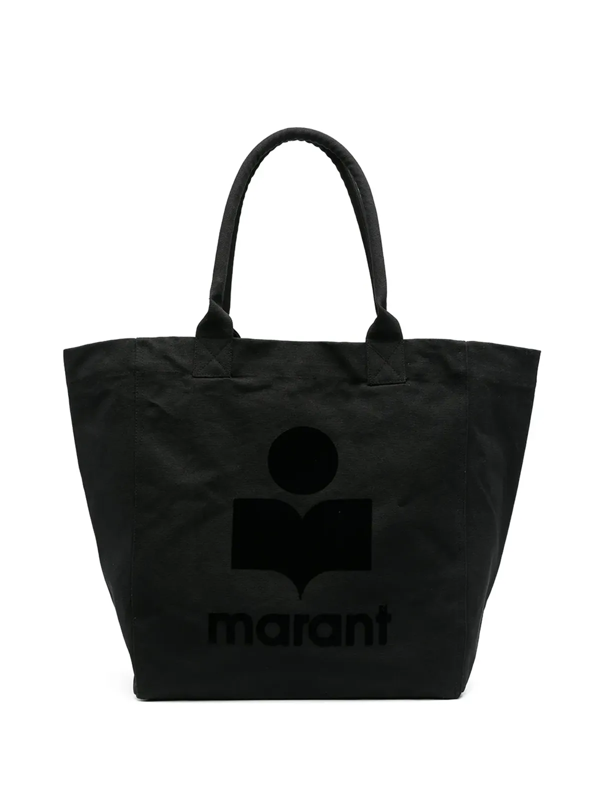 ISABEL MARANT Yenky ロゴプリント トートバッグ ブラック - 画像1