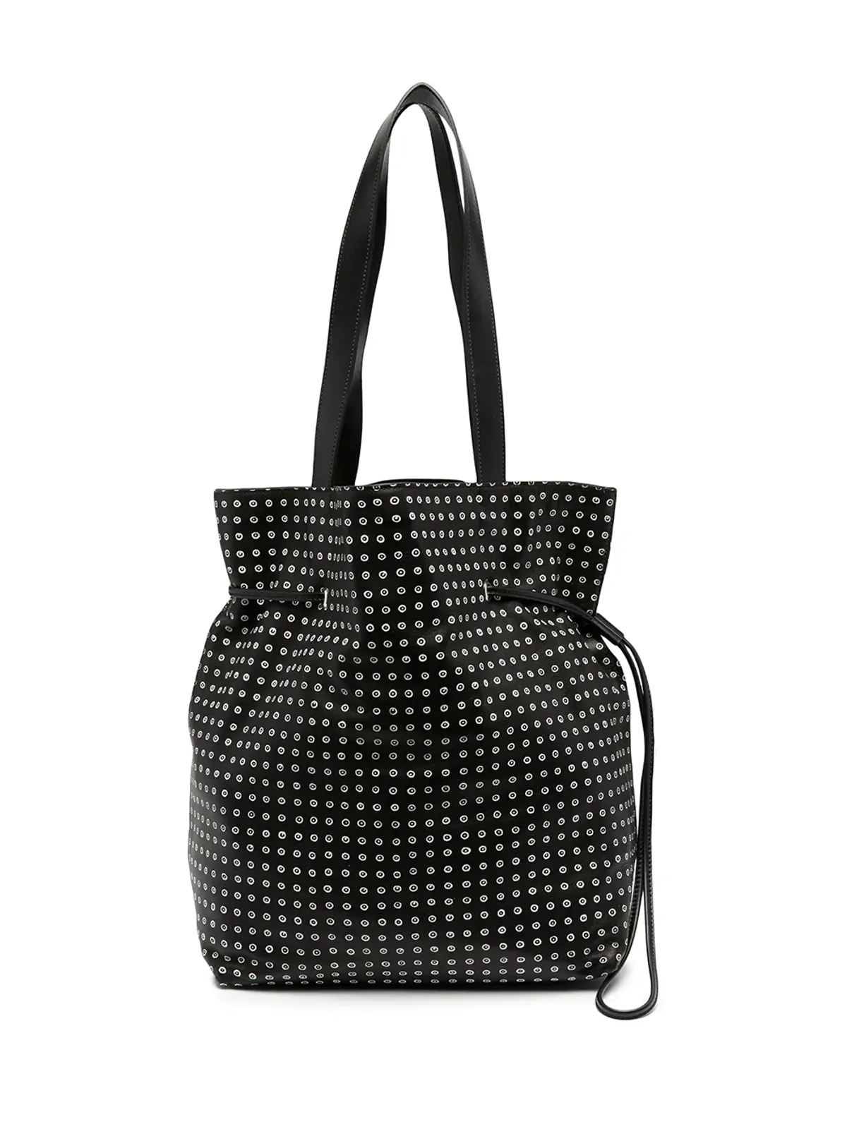 10 CORSO COMO スポットプリント レザー バケットショルダーバッグ - 画像1