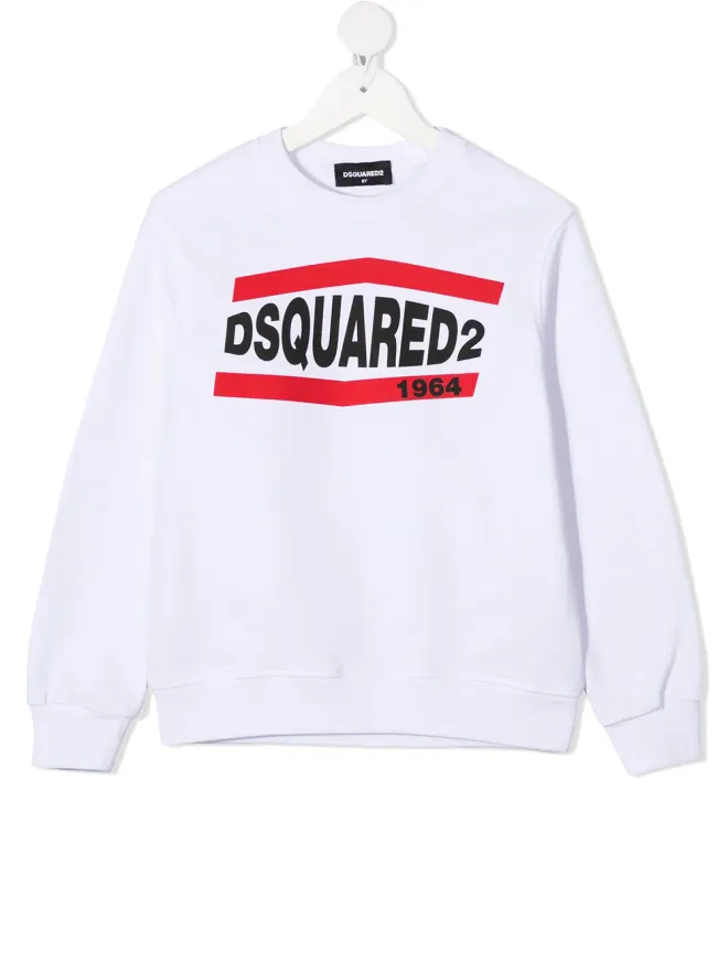DSQUARED2 KIDS DSQUARED2 KIDS ロゴプリント コットン スウェットシャツの商品画像