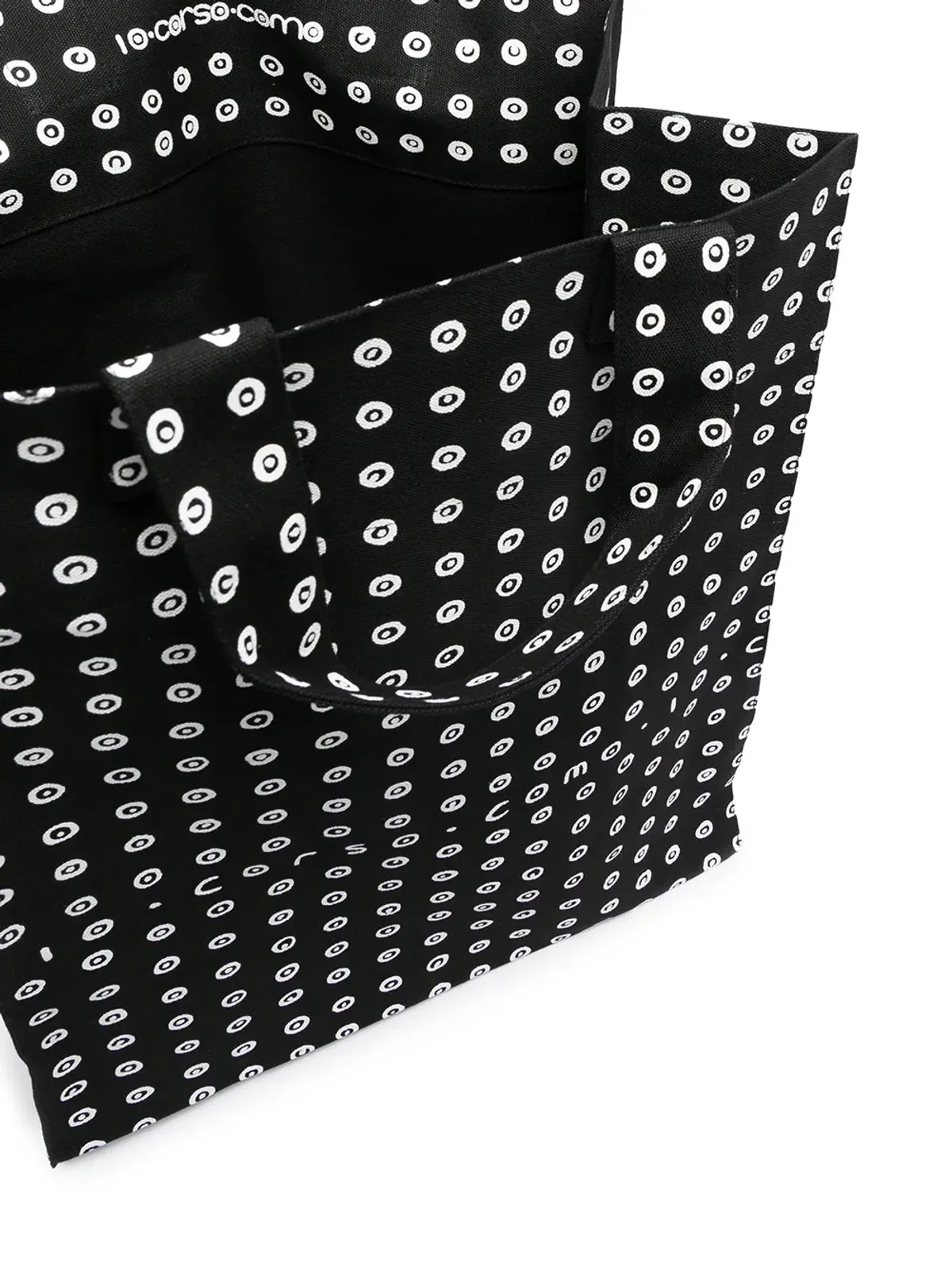10 CORSO COMO ドットプリント トートバッグ - 画像5