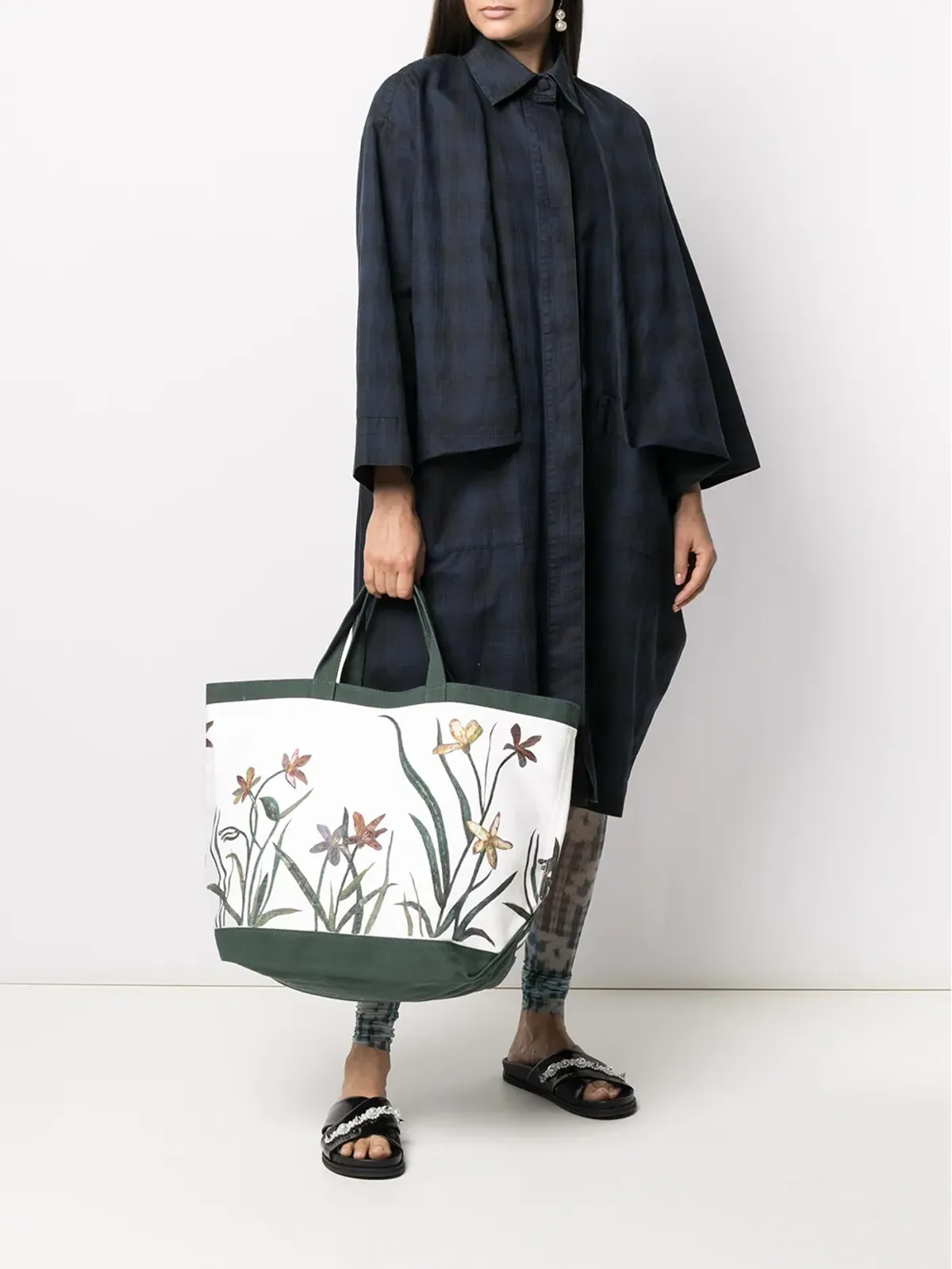 10 CORSO COMO 花柄プリント トートバッグ - 画像2