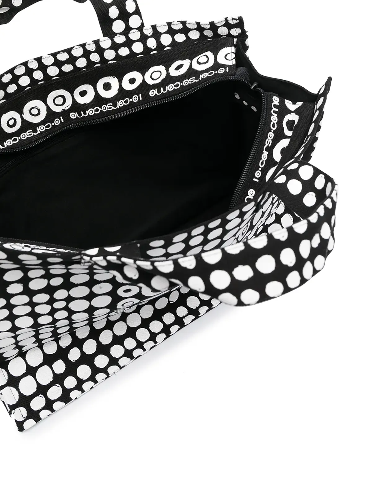 10 CORSO COMO モチーフプリントジップトートバッグ - 画像5