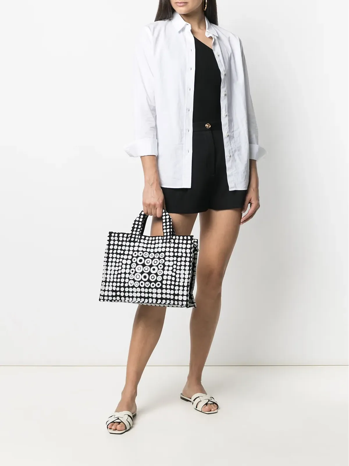 10 CORSO COMO モチーフプリントジップトートバッグ - 画像2