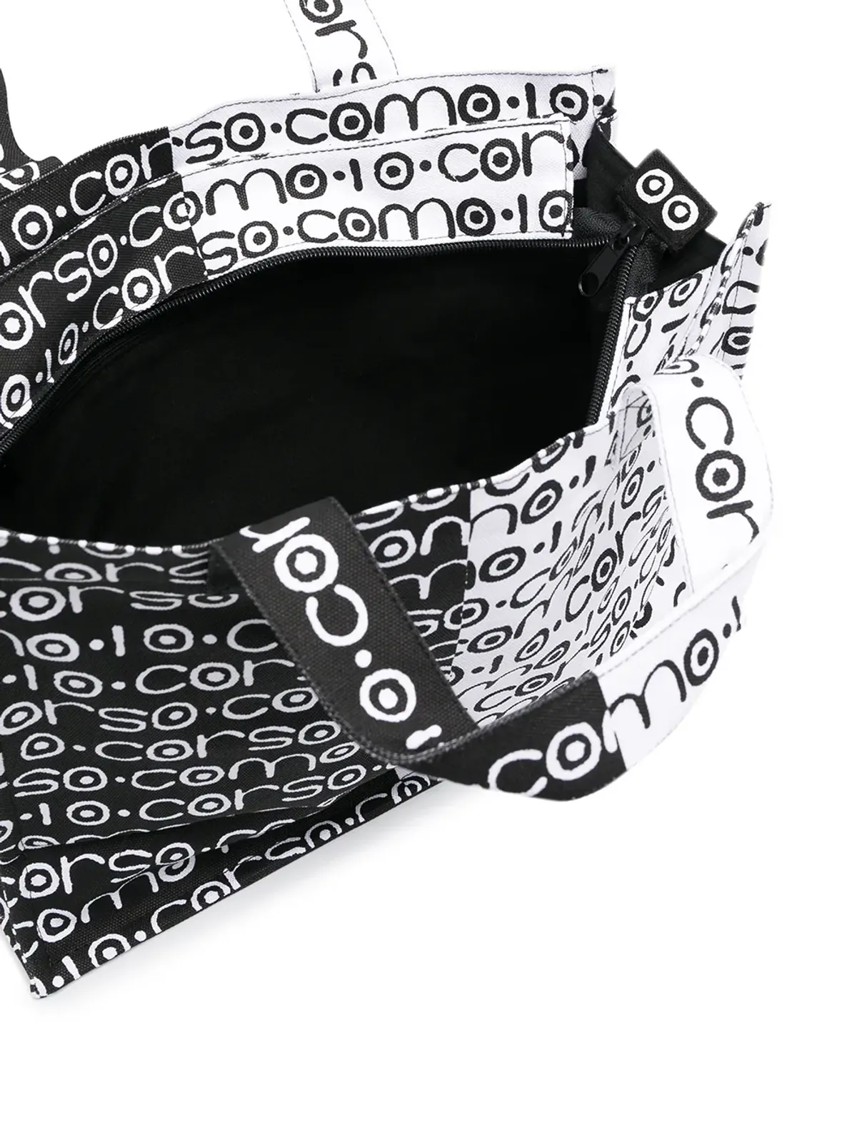 10 CORSO COMO ツートーンロゴキャンバスバッグ - 画像5