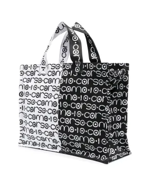 10 CORSO COMO ツートーンロゴキャンバスバッグ - サムネイル3