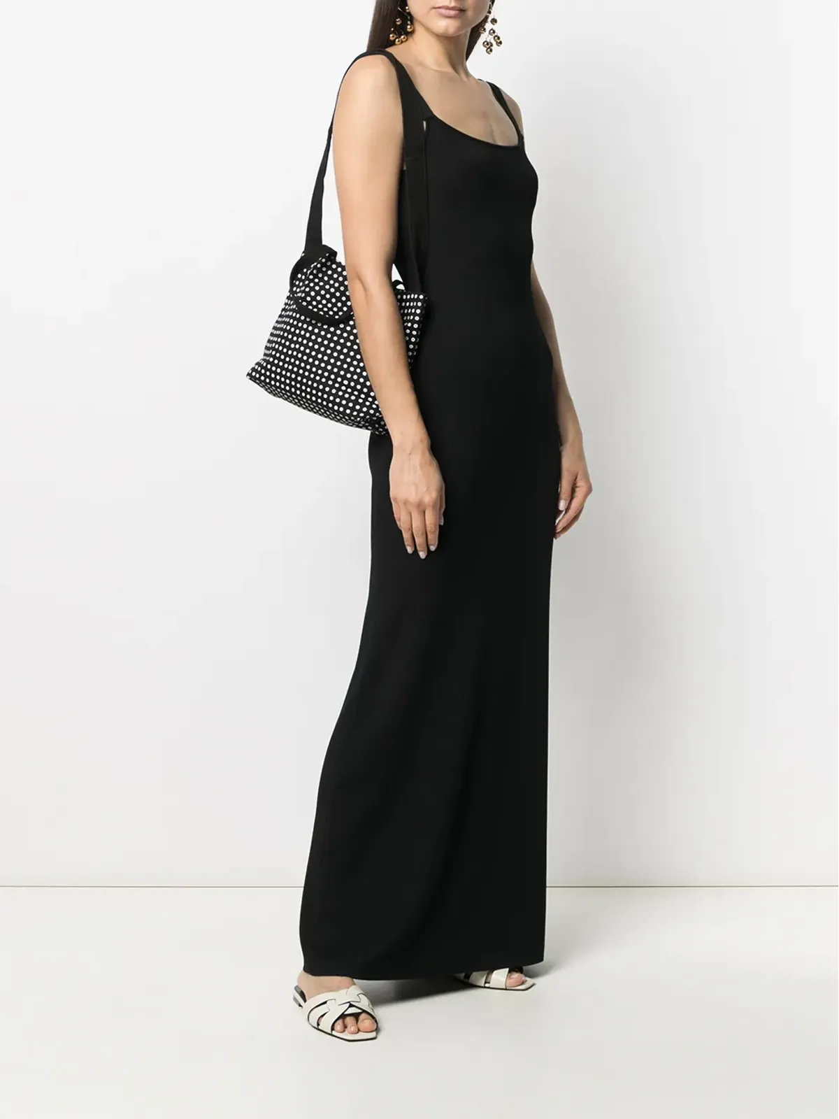 10 CORSO COMO ロゴプリントの小型キャンバス トートバッグ - 画像2