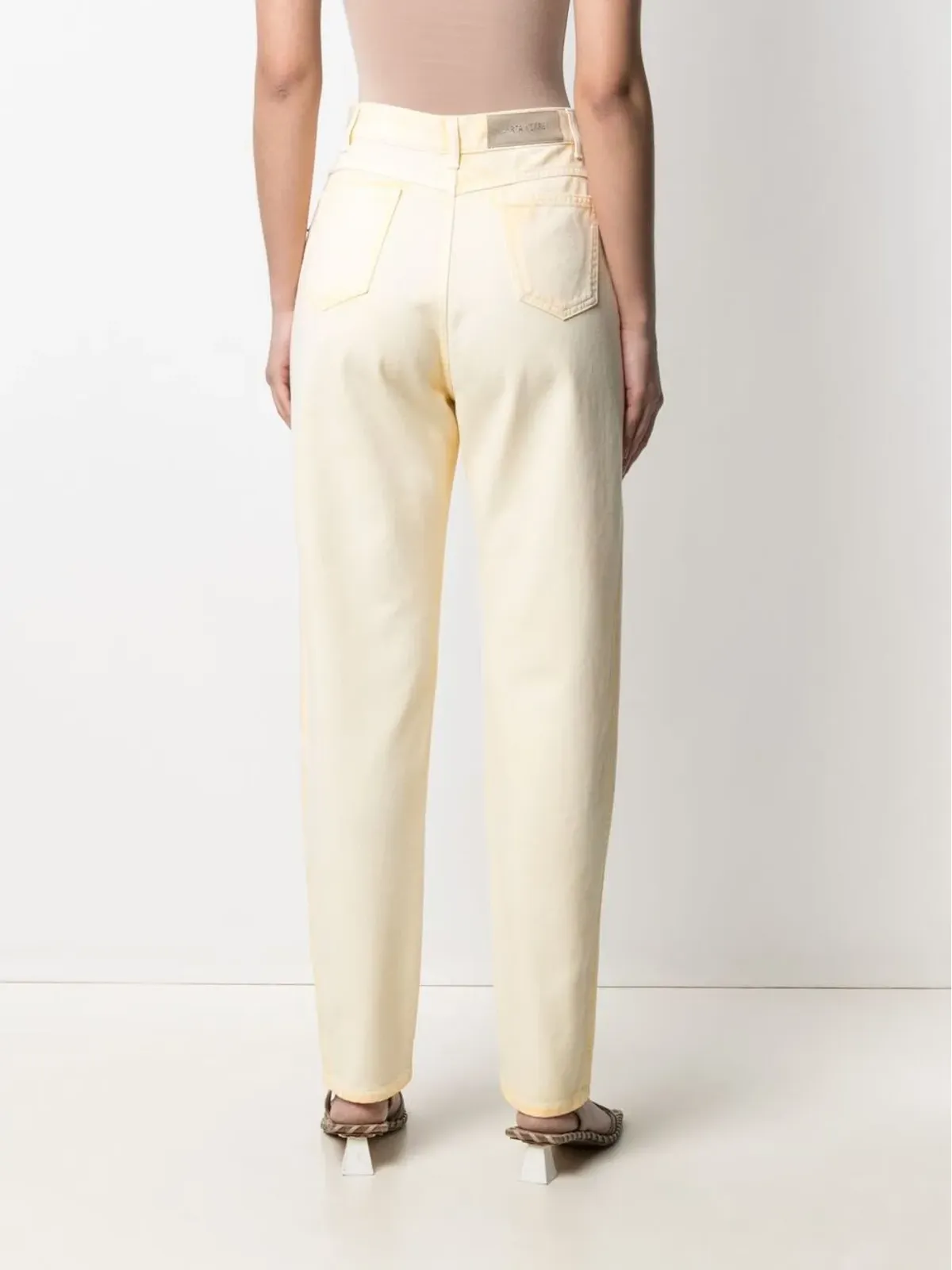 Alberta Ferretti テーパードデニムジーンズ - 画像4