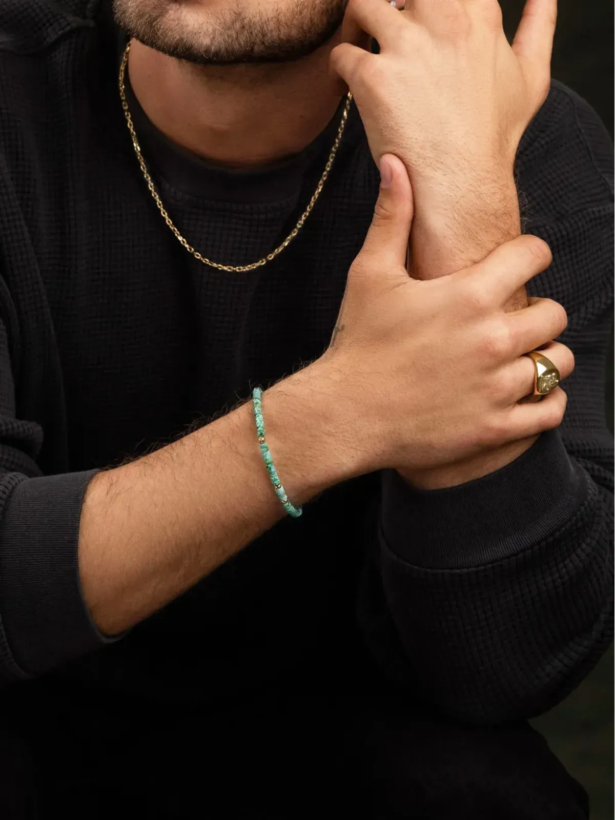 Nialaya Jewelry ミックスビーズブレスレット - 画像3