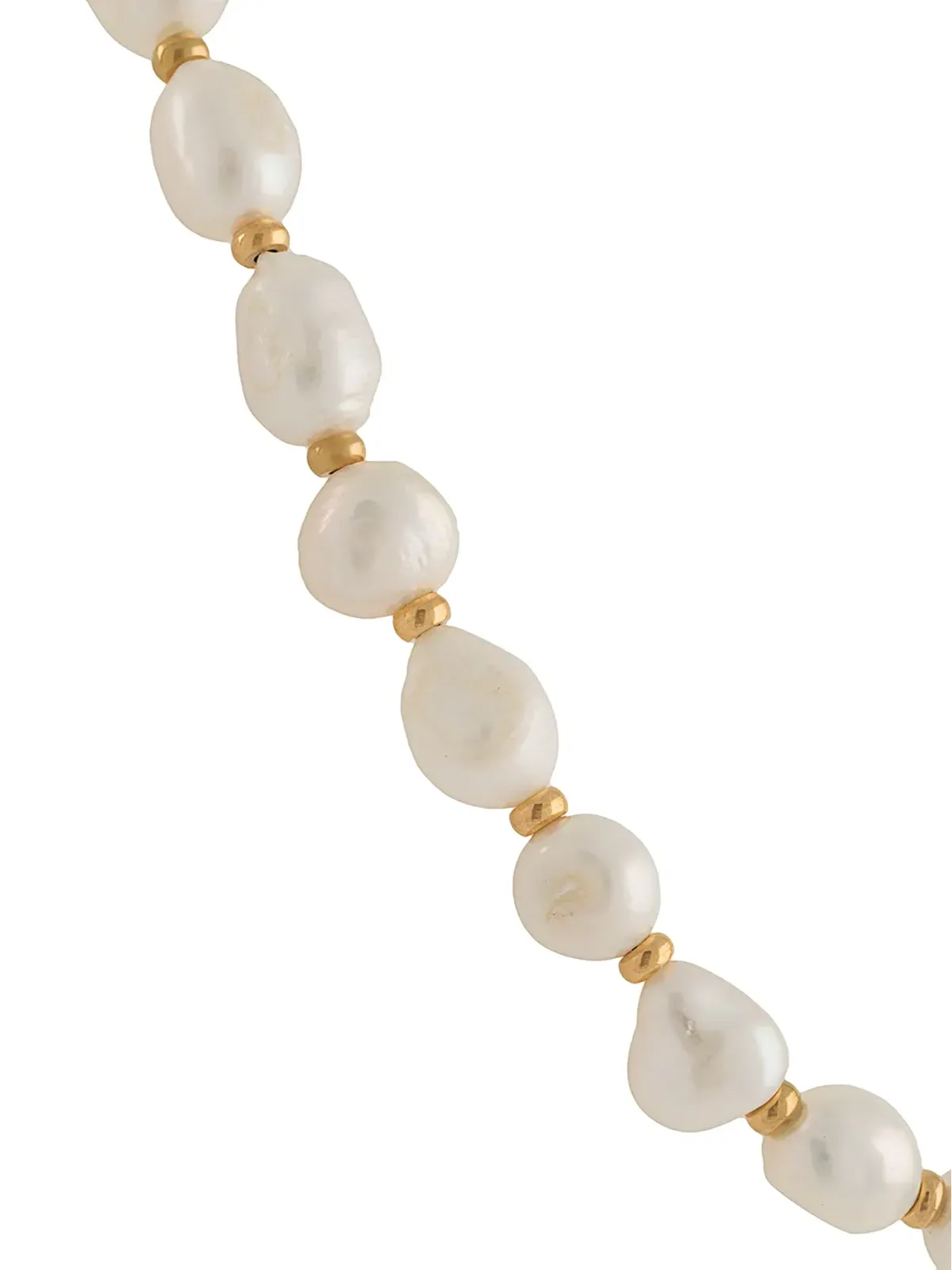 Nialaya Jewelry 淡水バロックパール チョーカー - ホワイト - 画像3