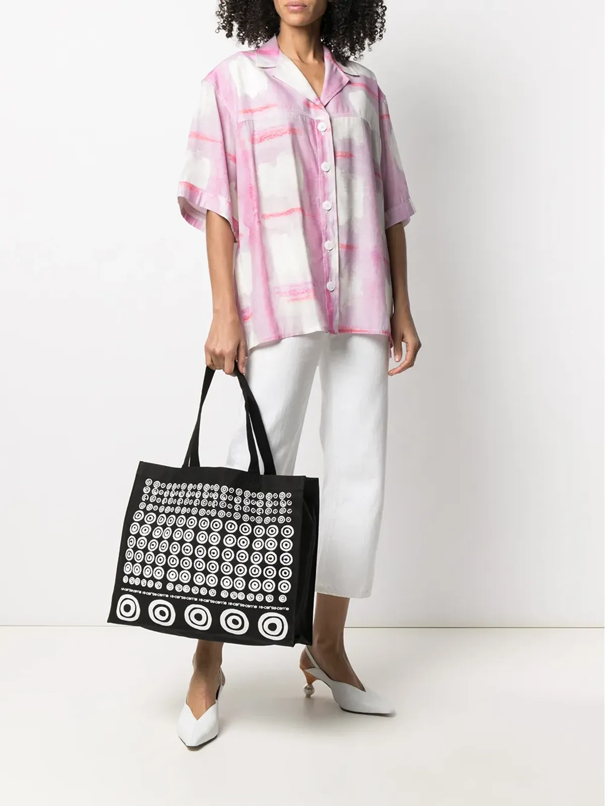 10 CORSO COMO サークルロゴキャンバス トートバッグ - 画像2