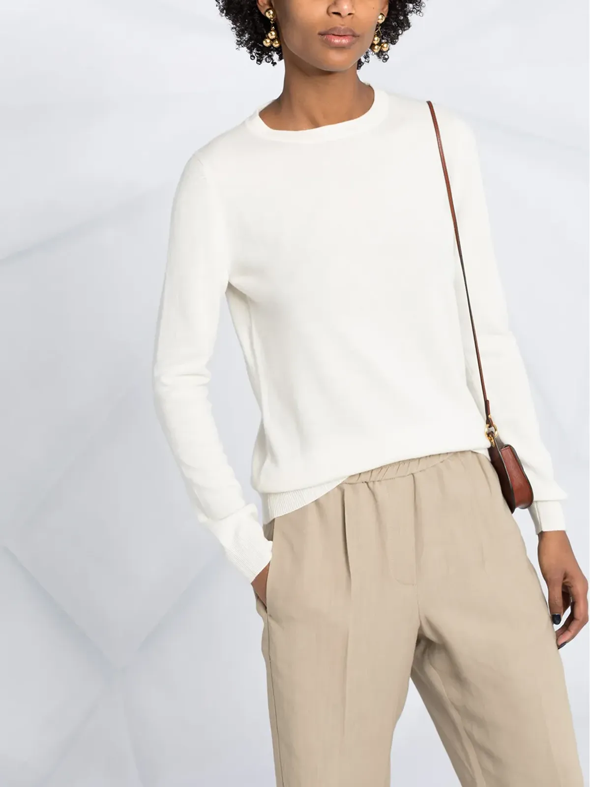 Brunello Cucinelli クルーネックカシミヤジャンパー - 画像5