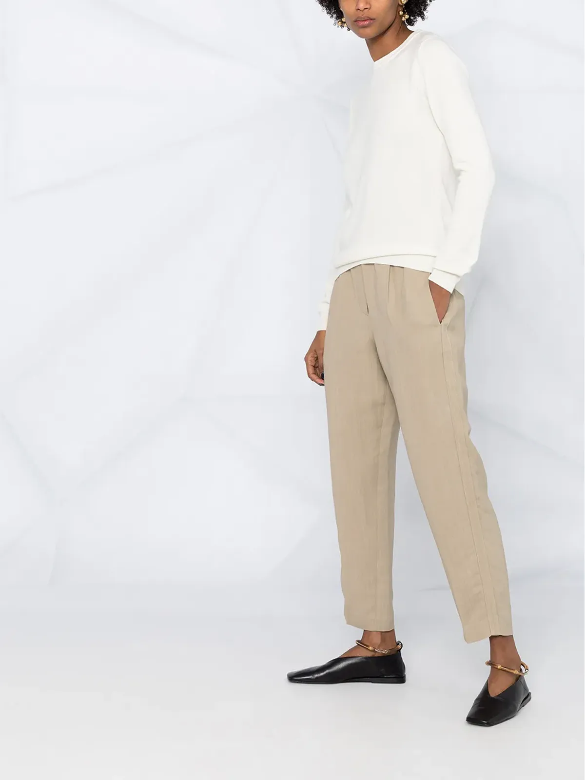 Brunello Cucinelli クルーネックカシミヤジャンパー - 画像4
