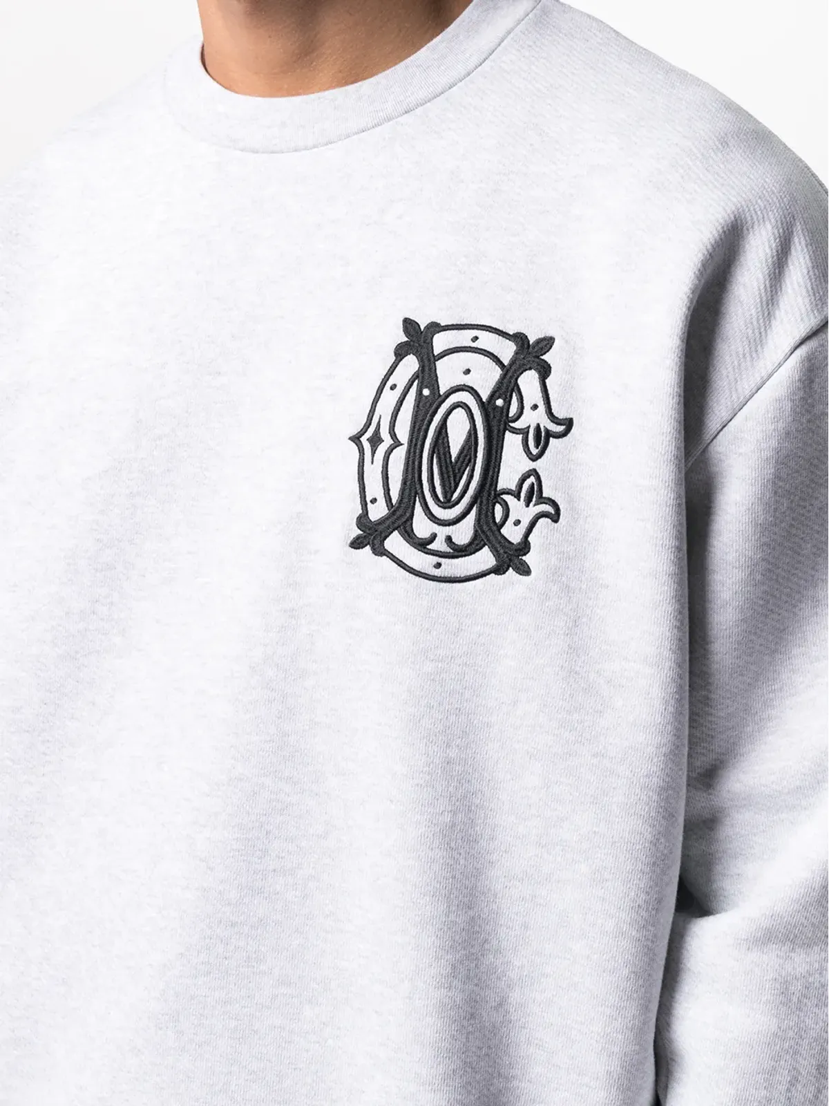 COUNTY OF MILAN ロゴ刺繍スウェットシャツ - 画像5
