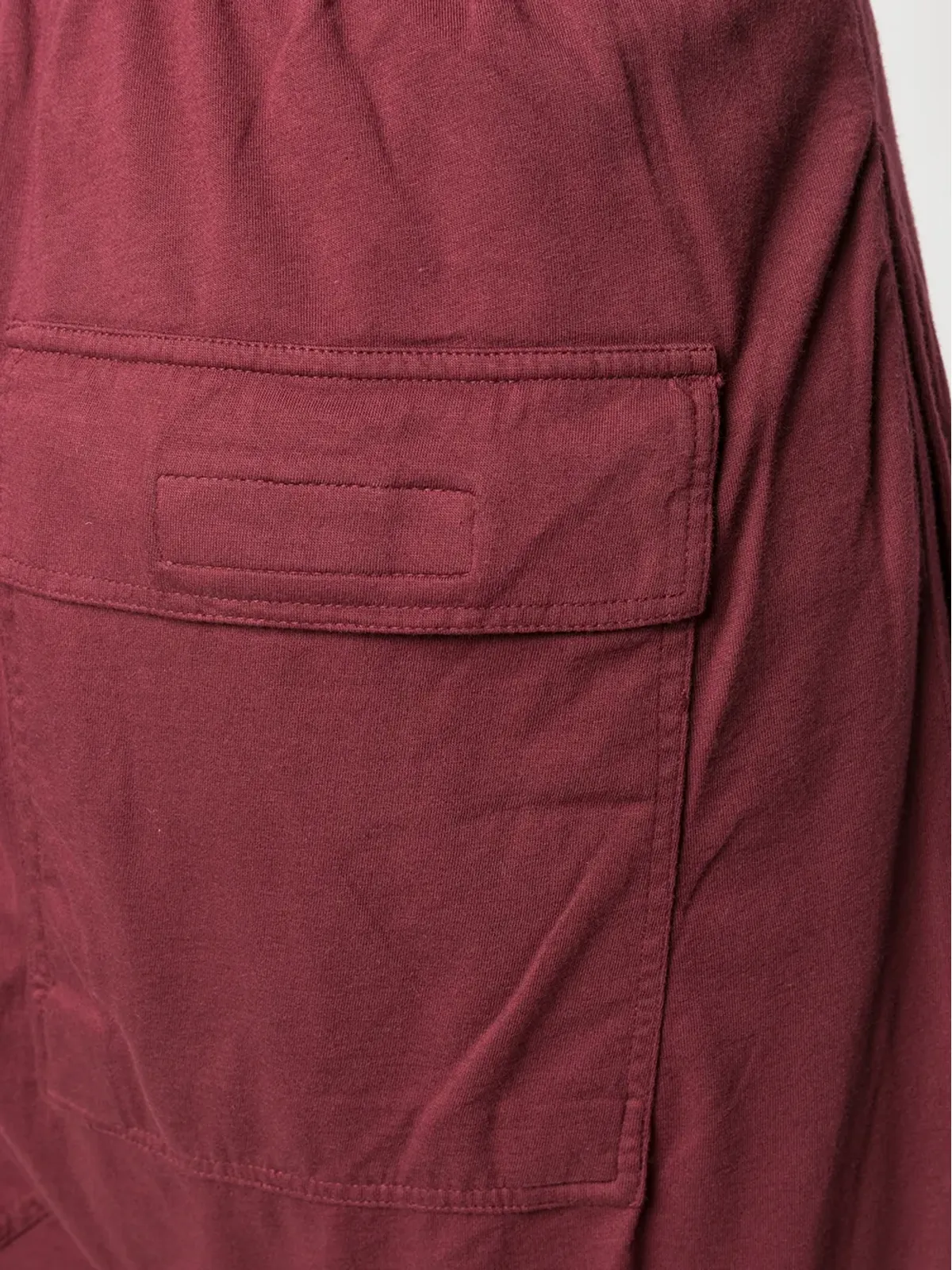 Rick Owens DRKSHDW ドロップクロッチ トラックパンツ - レッド - 画像5
