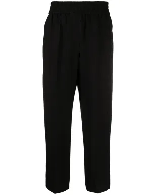 Brunello Cucinelli ウエストゴム仕様 クロップドパンツ - ブラック - サムネイル1