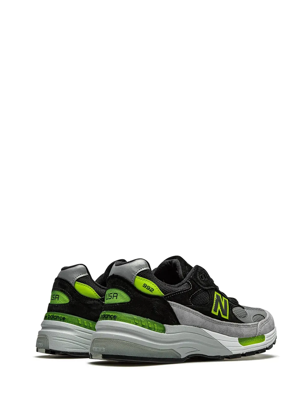 New Balance M992TQ ロー・トップスニーカー - グレー - 画像3