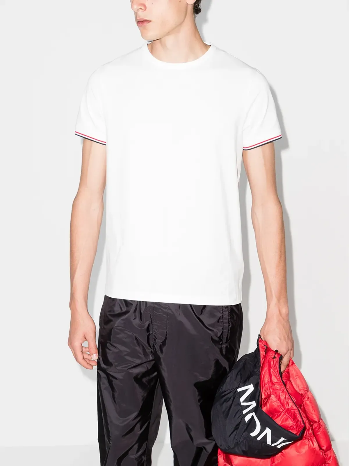 Moncler ロゴパッチ半袖Tシャツ - 画像5