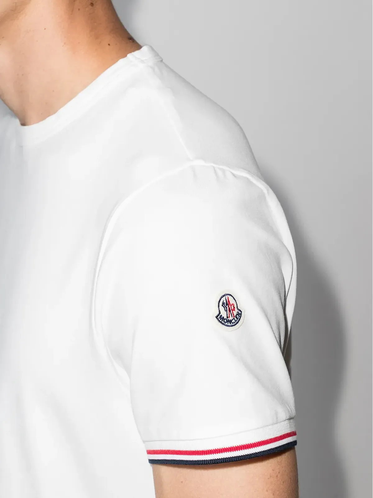Moncler ロゴパッチ半袖Tシャツ - 画像4