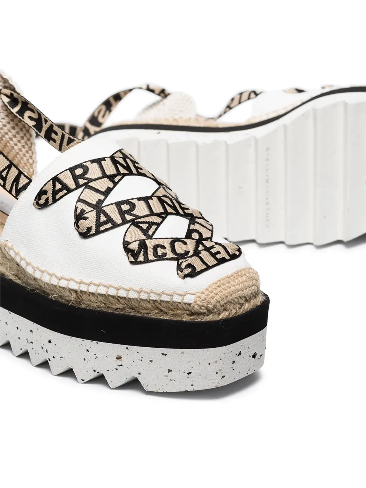 Stella McCartney Gaia レースアップエスパドリーユ - 画像2